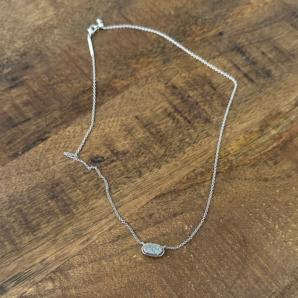 Silver sparkle Kendra Scott necklace